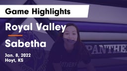 Royal Valley  vs Sabetha  Game Highlights - Jan. 8, 2022