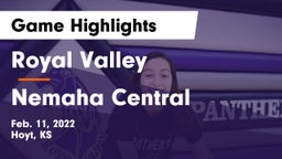 Royal Valley  vs Nemaha Central  Game Highlights - Feb. 11, 2022