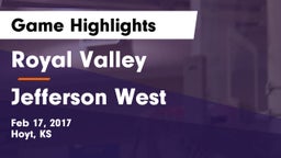Royal Valley  vs Jefferson West  Game Highlights - Feb 17, 2017