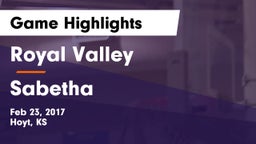 Royal Valley  vs Sabetha  Game Highlights - Feb 23, 2017