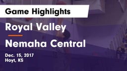 Royal Valley  vs Nemaha Central Game Highlights - Dec. 15, 2017