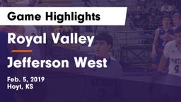 Royal Valley  vs Jefferson West  Game Highlights - Feb. 5, 2019