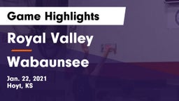 Royal Valley  vs Wabaunsee  Game Highlights - Jan. 22, 2021