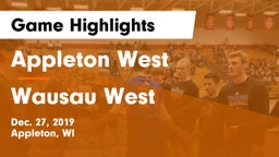 Appleton West  vs Wausau West  Game Highlights - Dec. 27, 2019