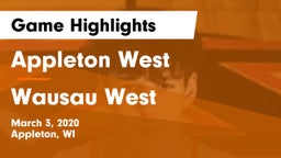 Appleton West  vs Wausau West  Game Highlights - March 3, 2020