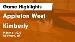 Appleton West  vs Kimberly  Game Highlights - March 6, 2020