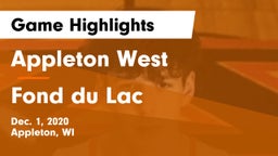 Appleton West  vs Fond du Lac  Game Highlights - Dec. 1, 2020