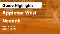 Appleton West  vs Neenah  Game Highlights - Dec. 8, 2020