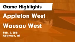 Appleton West  vs Wausau West  Game Highlights - Feb. 6, 2021