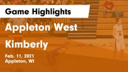 Appleton West  vs Kimberly  Game Highlights - Feb. 11, 2021