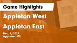 Appleton West  vs Appleton East  Game Highlights - Dec. 7, 2021