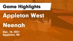 Appleton West  vs Neenah  Game Highlights - Dec. 10, 2021