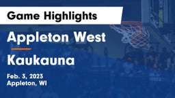 Appleton West  vs Kaukauna  Game Highlights - Feb. 3, 2023