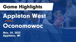 Appleton West  vs Oconomowoc  Game Highlights - Nov. 24, 2023