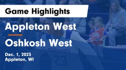 Appleton West  vs Oshkosh West  Game Highlights - Dec. 1, 2023