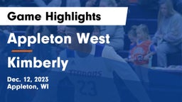 Appleton West  vs Kimberly  Game Highlights - Dec. 12, 2023