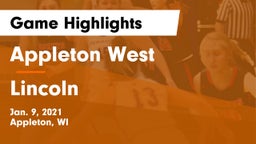 Appleton West  vs Lincoln  Game Highlights - Jan. 9, 2021