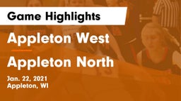 Appleton West  vs Appleton North  Game Highlights - Jan. 22, 2021