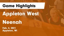 Appleton West  vs Neenah  Game Highlights - Feb. 4, 2021