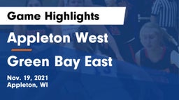 Appleton West  vs Green Bay East  Game Highlights - Nov. 19, 2021