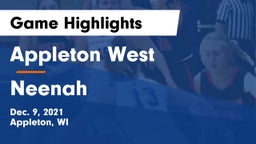 Appleton West  vs Neenah  Game Highlights - Dec. 9, 2021