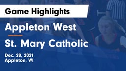 Appleton West  vs St. Mary Catholic  Game Highlights - Dec. 28, 2021