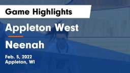 Appleton West  vs Neenah  Game Highlights - Feb. 5, 2022