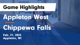 Appleton West  vs Chippewa Falls  Game Highlights - Feb. 21, 2023