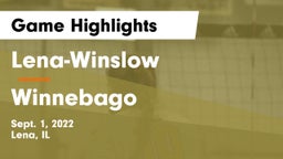Lena-Winslow  vs Winnebago  Game Highlights - Sept. 1, 2022