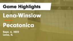 Lena-Winslow  vs Pecatonica  Game Highlights - Sept. 6, 2022
