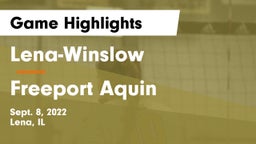 Lena-Winslow  vs Freeport Aquin Game Highlights - Sept. 8, 2022
