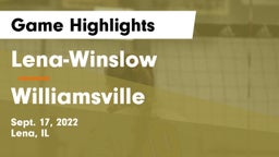 Lena-Winslow  vs Williamsville  Game Highlights - Sept. 17, 2022