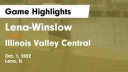 Lena-Winslow  vs Illinois Valley Central  Game Highlights - Oct. 1, 2022