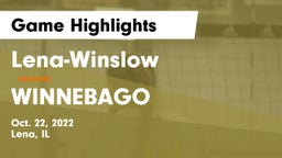 Lena-Winslow  vs WINNEBAGO Game Highlights - Oct. 22, 2022