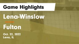 Lena-Winslow  vs Fulton Game Highlights - Oct. 22, 2022