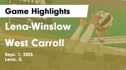 Lena-Winslow  vs West Carroll Game Highlights - Sept. 1, 2023
