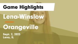 Lena-Winslow  vs Orangeville Game Highlights - Sept. 2, 2023