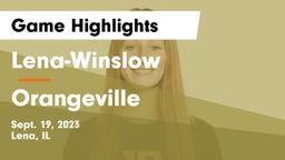 Lena-Winslow  vs Orangeville Game Highlights - Sept. 19, 2023