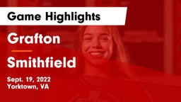 Grafton  vs Smithfield Game Highlights - Sept. 19, 2022