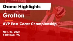 Grafton  vs AVP East Coast Championship Game Highlights - Nov. 25, 2022
