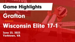 Grafton  vs Wisconsin Elite 17-1 Game Highlights - June 23, 2023