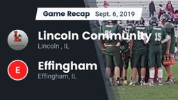 Recap: Lincoln Community  vs. Effingham  2019