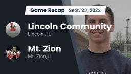 Recap: Lincoln Community  vs. Mt. Zion  2022