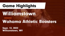 Williamstown  vs Wahama Athletic Boosters Game Highlights - Sept. 12, 2022