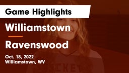 Williamstown  vs Ravenswood  Game Highlights - Oct. 18, 2022