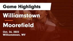 Williamstown  vs Moorefield  Game Highlights - Oct. 26, 2022