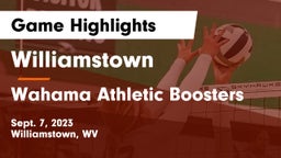 Williamstown  vs Wahama Athletic Boosters Game Highlights - Sept. 7, 2023