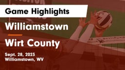 Williamstown  vs Wirt County  Game Highlights - Sept. 28, 2023