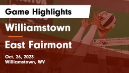 Williamstown  vs East Fairmont  Game Highlights - Oct. 26, 2023
