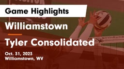 Williamstown  vs Tyler Consolidated  Game Highlights - Oct. 31, 2023